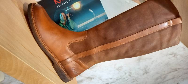 BOTTES CAVALIERES CUIR  KICKERS A LIBOURNE