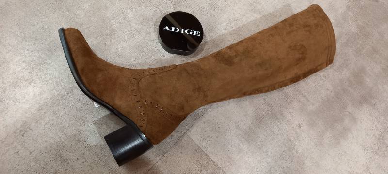 BOTTE STRETCH CHAUSSETTE CAMEL A LIBOURNE 