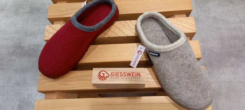 POINTURE FEMME c'est aussi DES PANTOUFLES GIESSWEIN