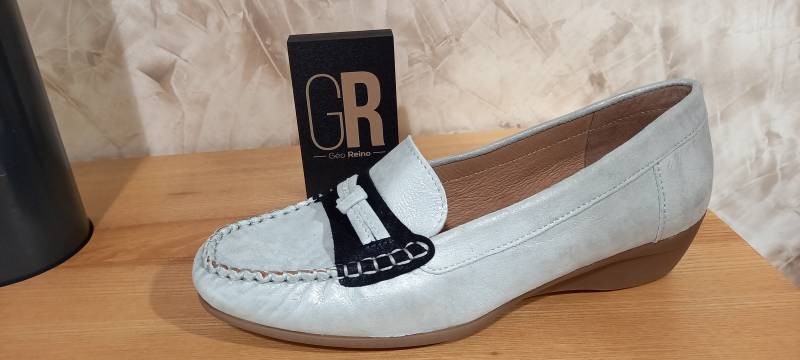 mocassin pied sensible en cuir souple à libourne