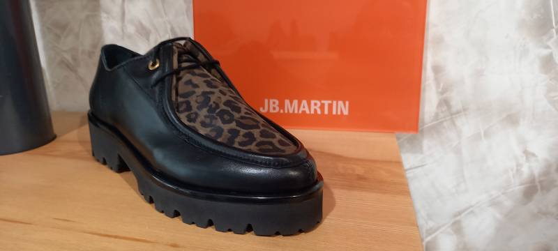 paraboot plateau leopard à libourne