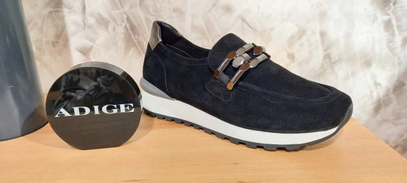 MOCASSIN COMPENSE EN CUIR A LIBOURNE 