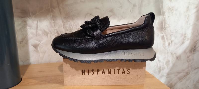 mocassin compensé noir à libourne